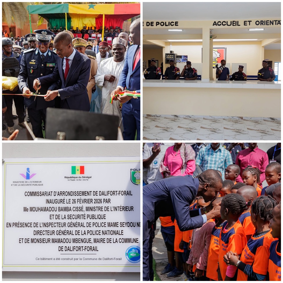 Sécurité publique : Une nouvelle étape franchie avec l’ouverture du commissariat de Dalifort Foirail