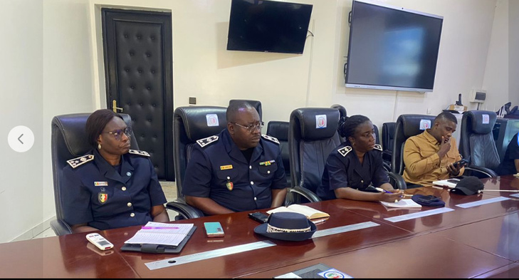 Photos : Le Contrôleur général de Police Abdoul Wahabou Sall, DG adjoint de la Police nationale (DGA), a reçu une délégation de Meta