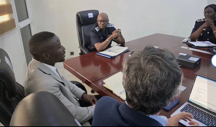 Photos : Le Contrôleur général de Police Abdoul Wahabou Sall, DG adjoint de la Police nationale (DGA), a reçu une délégation de Meta