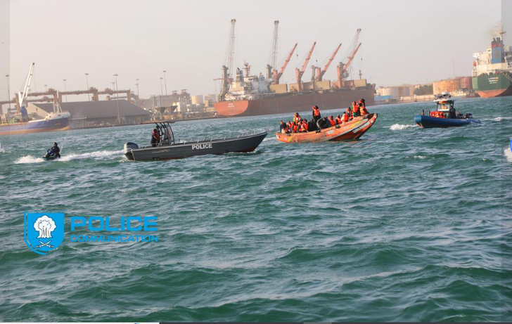 Photos : Mouhamadou Bamba Cissé, Ministre de l’Intérieur et de la Sécurité publique à l’inauguration du Centre de maintenance maritime