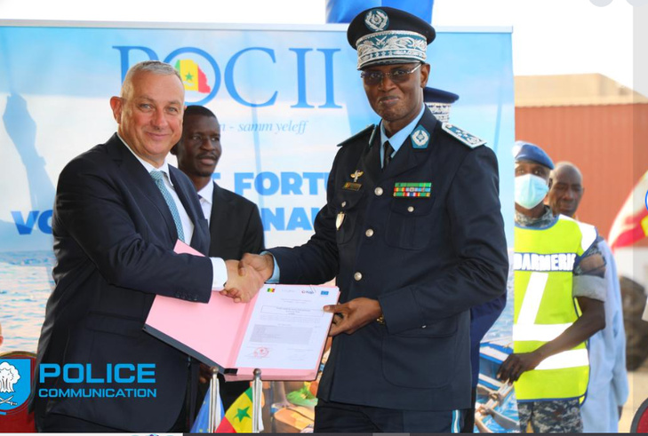 Photos : Mouhamadou Bamba Cissé, Ministre de l’Intérieur et de la Sécurité publique à l’inauguration du Centre de maintenance maritime