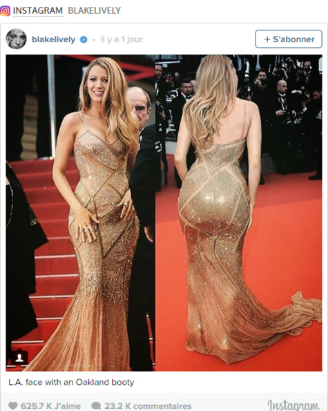 La blague sur les fesses de Blake Lively passe très mal
