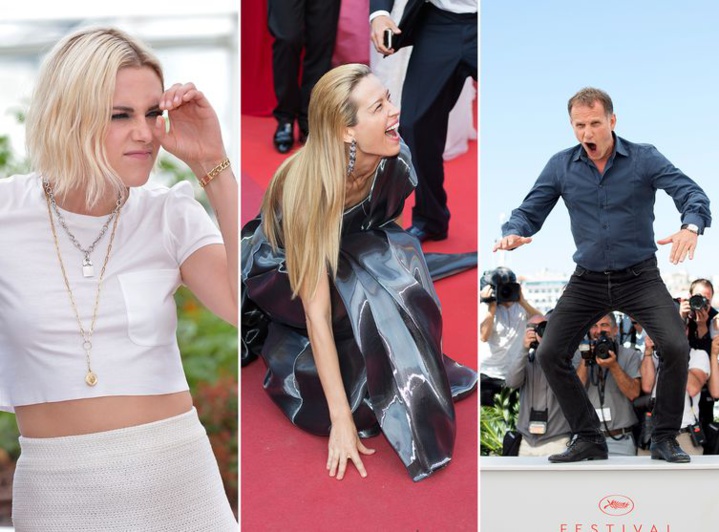 DIAPO Cannes 2016 : Chutes, grimaces, déli­res… le bêti­sier du festi­val