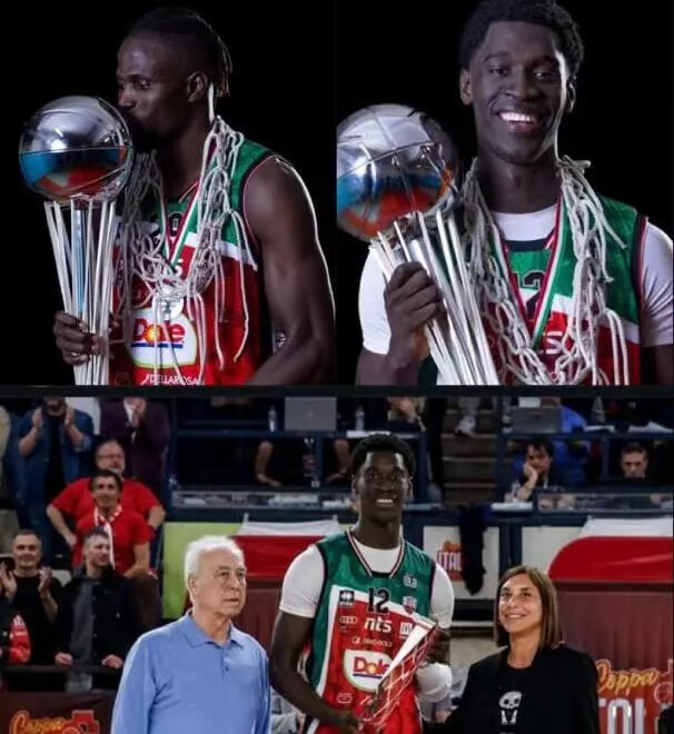 Coupe d’Italie LNP Série A2 : Gora Camara et Assane Sankaré sacrés avec Rimini, Sankaré élu révélation