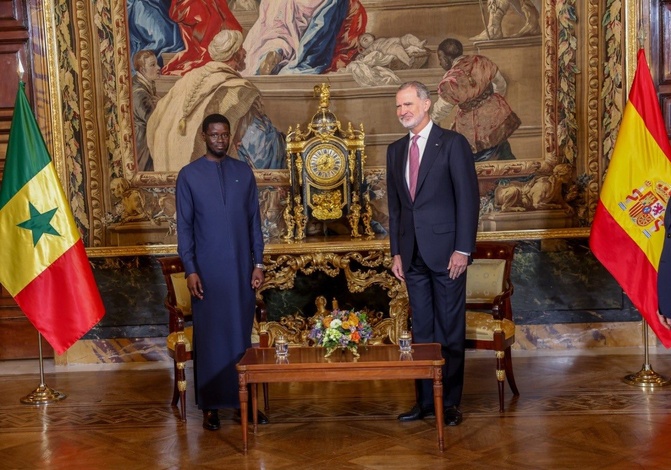 Diplomatie : Le Président Bassirou Diomaye Faye reçu avec les honneurs au Palais royal de Madrid Diplomatie : Le Président Bassirou Diomaye Faye reçu avec les honneurs au Palais royal de Madrid