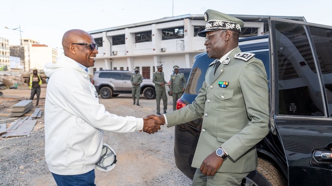 Préparatifs des JOJ 2026 : le Directeur général des Douanes inspecte le stade Iba Mar DIOP
