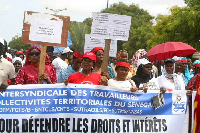 Front syndical: une marche nationale prévue le 8 avril