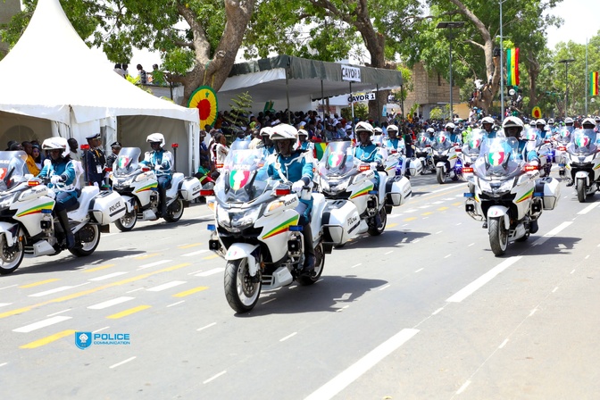 Thiès célèbre l'Indépendance et l'Olympisme : la Police nationale en démonstration