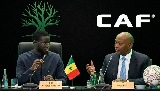 Diomaye Faye reçoit Patrice Motsepe dans un contexte de tensions avec la CAF