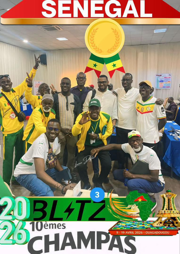 Scrabble : Le Sénégalais Mactar Sylla sacré Champion d’Afrique de Blitz à Ouagadougou