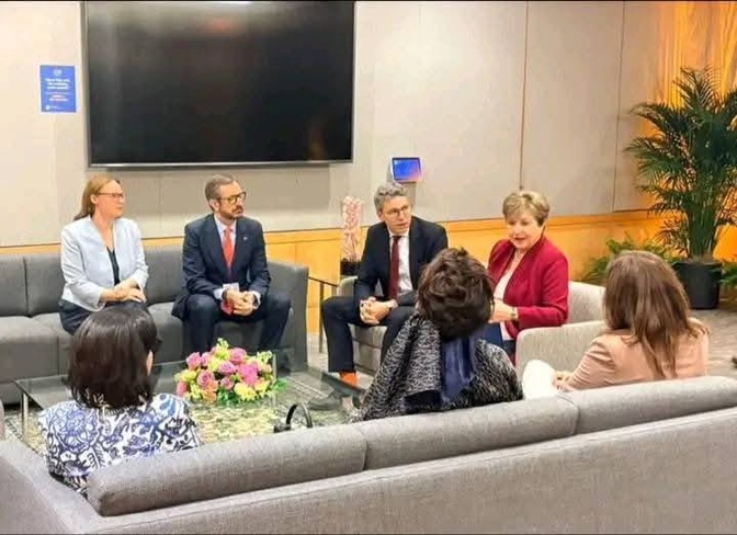 Washington DC : Aïssata Tall Sall et la DG du FMI au chevet des économies face aux tensions mondiales Washington DC : Aïssata Tall Sall et la DG du FMI au chevet des économies face aux tensions mondiales