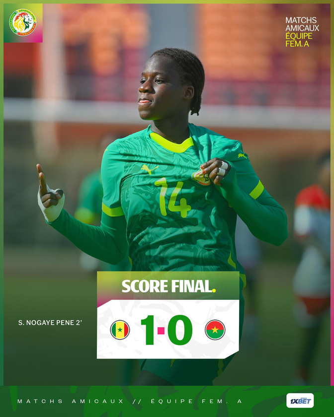 Préparation CAN Féminine : Les Lionnes du Sénégal domptent le Burkina Faso (1-0)