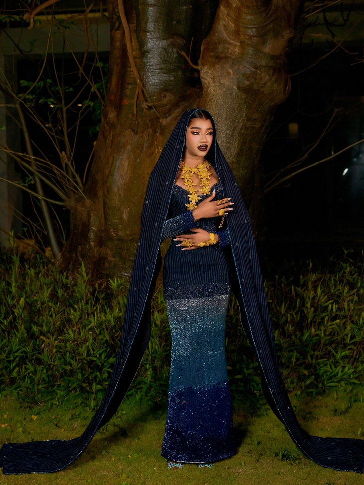 Henné Time : Kiné Ndiaye Rose éblouit dans une robe somptueuse