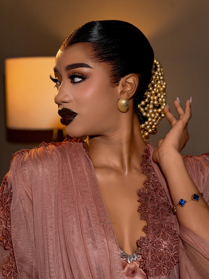 Henné Time : Kiné Ndiaye Rose éblouit dans une robe somptueuse