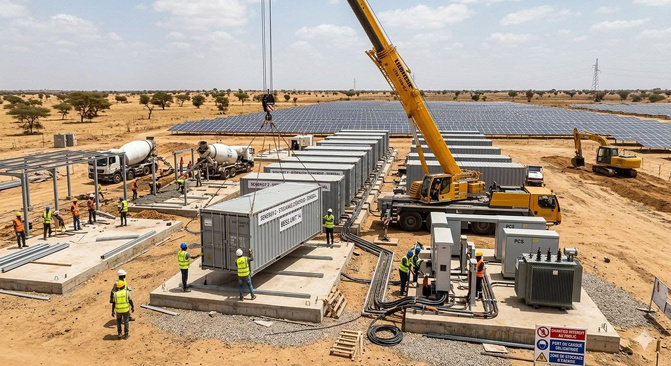 Énergie : à Diass, le Sénégal lance sa première centrale de stockage par batteries
