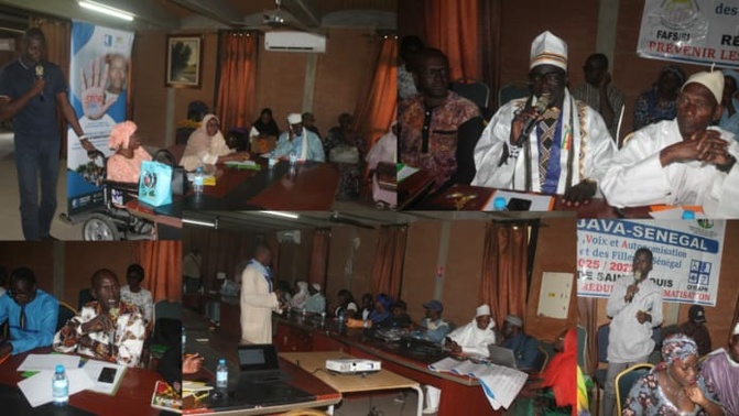 Saint-Louis : Lutte contre les violences basées sur le genre, 45 leaders communautaires s’engagent à travers une déclaration commune