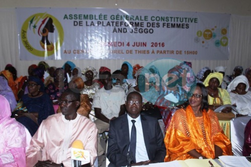 L'Assemblée générale de la plateforme des femmes "And Jéggo" en images
