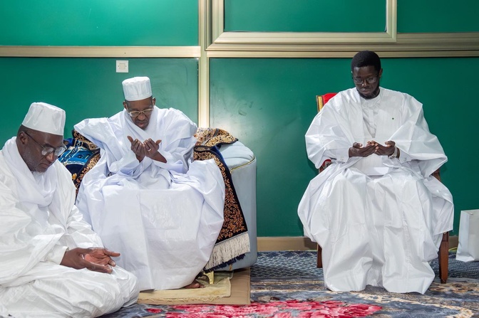 À Médina Gounass, Bassirou Diomaye Faye conclut sa tournée sous le signe du spirituel