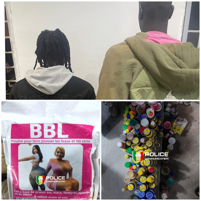 133 kg de produits illicites saisis : coup de filet de la Police à Dakar