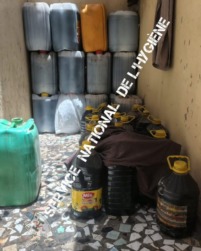 Médina : plus de 1 300 litres d’huiles impropres saisis par les services d’hygiène