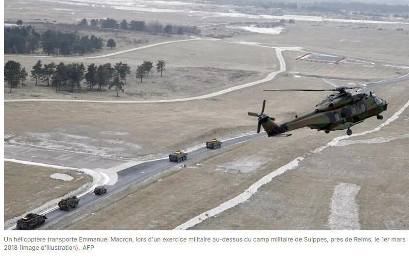 France: un incendie dans un camp militaire où est attendu Emmanuel Macron ce jeudi