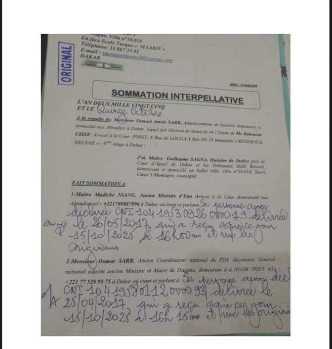 AFFAIRE SAMUEL SARR / CHEIKH AMAR : ces éléments nouveaux qui blanchiraient Samuel Sarr AFFAIRE SAMUEL SARR / CHEIKH AMAR : ces éléments nouveaux qui blanchiraient Samuel Sarr