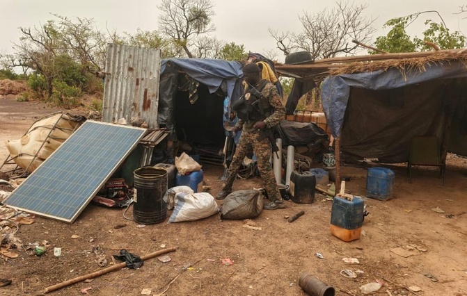 Bantancoto : le GARSI 2 démantèle plusieurs sites d’orpaillage clandestin à Saraya