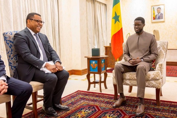 Nairobi : Bassirou Diomaye Faye échange avec le président du groupe Meridiam