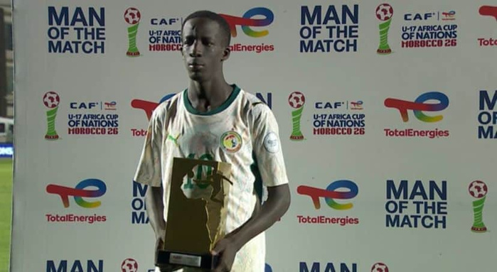 CAN U17 : Souleymane Commissaire Faye brille et s’offre le trophée d’homme du match