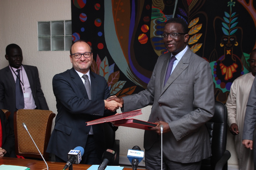 La cérémonie de signature de convention entre l'Afd et l'Etat du Sénégal en images