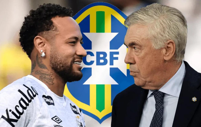 Brésil : Ancelotti maintient sa confiance en Neymar malgré sa blessure
