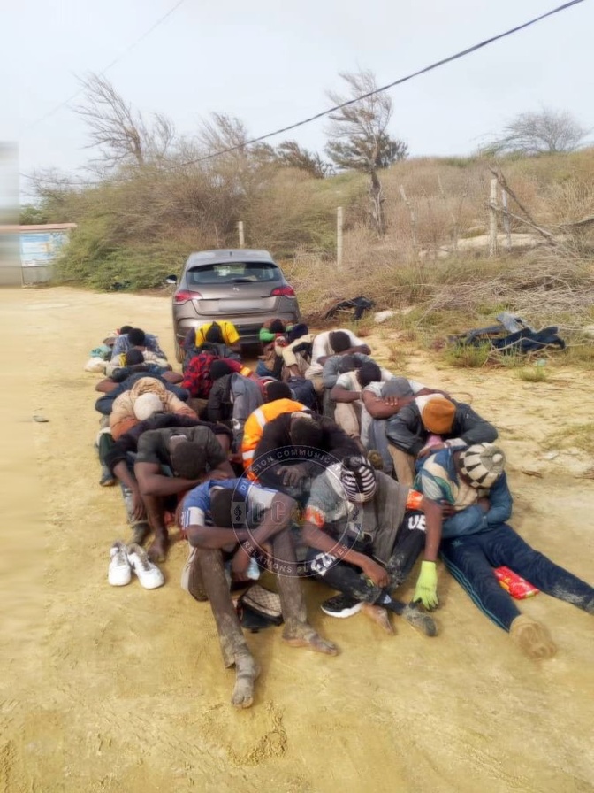 Saint-Louis : 126 migrants interceptés après l’échec d’une traversée clandestine
