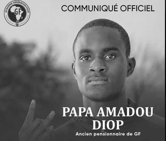 Décès de Papa Amadou Diop, ancien pensionnaire de Génération Foot