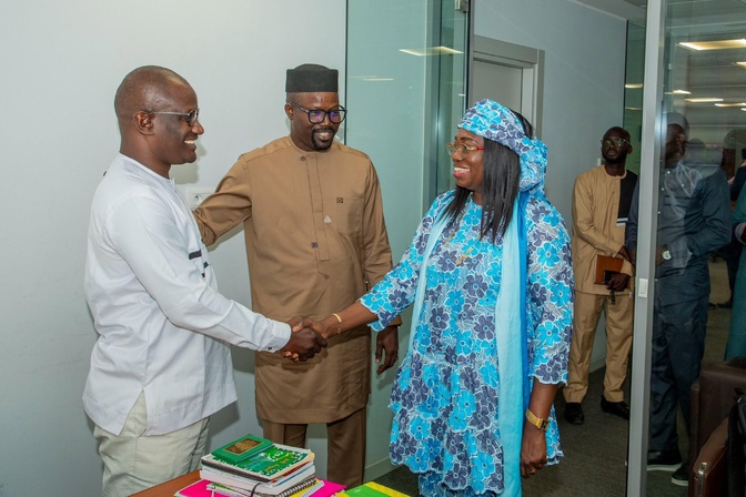 Famille et action sociale : la ministre Marie Angélique Mame Selbé Diouf en visite de travail à Diamniadio