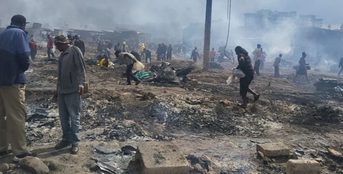 Kenya: Un incendie ravage le marché de Gikomba à Nairobi