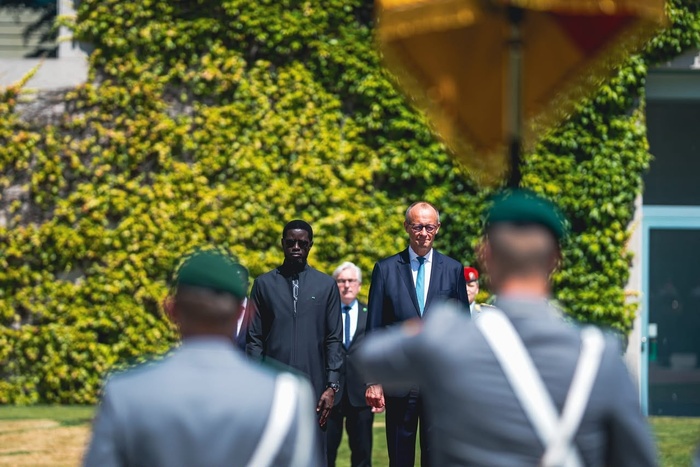 Sénégal-Allemagne : Diomaye Faye s’entretient avec le chancelier Friedrich Merz
