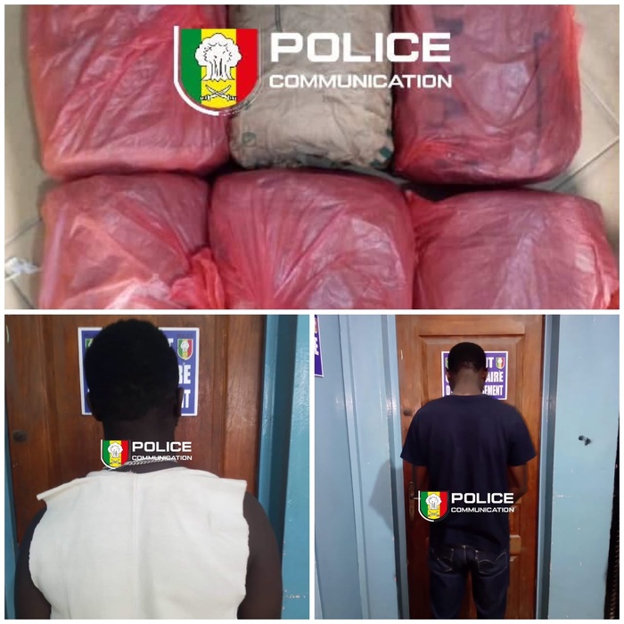 Grand Yoff : deux individus arrêtés avec plus de 6 kg de chanvre indien