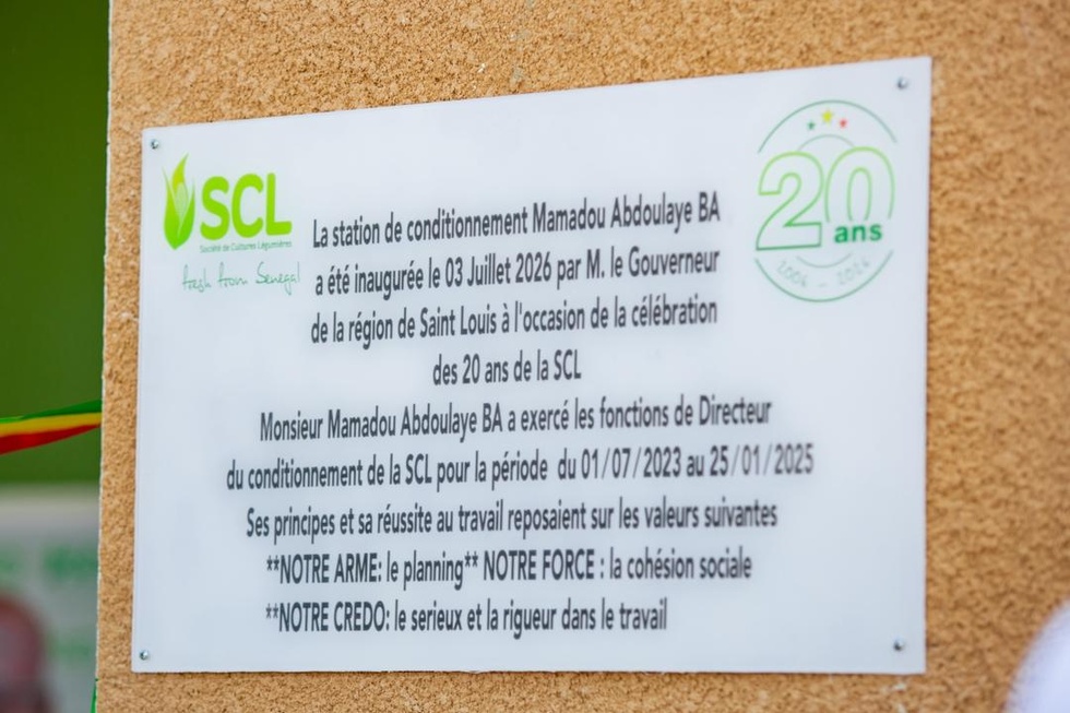 Célébration des 20 ans de la SCL : Le gouverneur de Saint-Louis magnifie les actions sociales et de bienfaisance de Mickaël Laurent