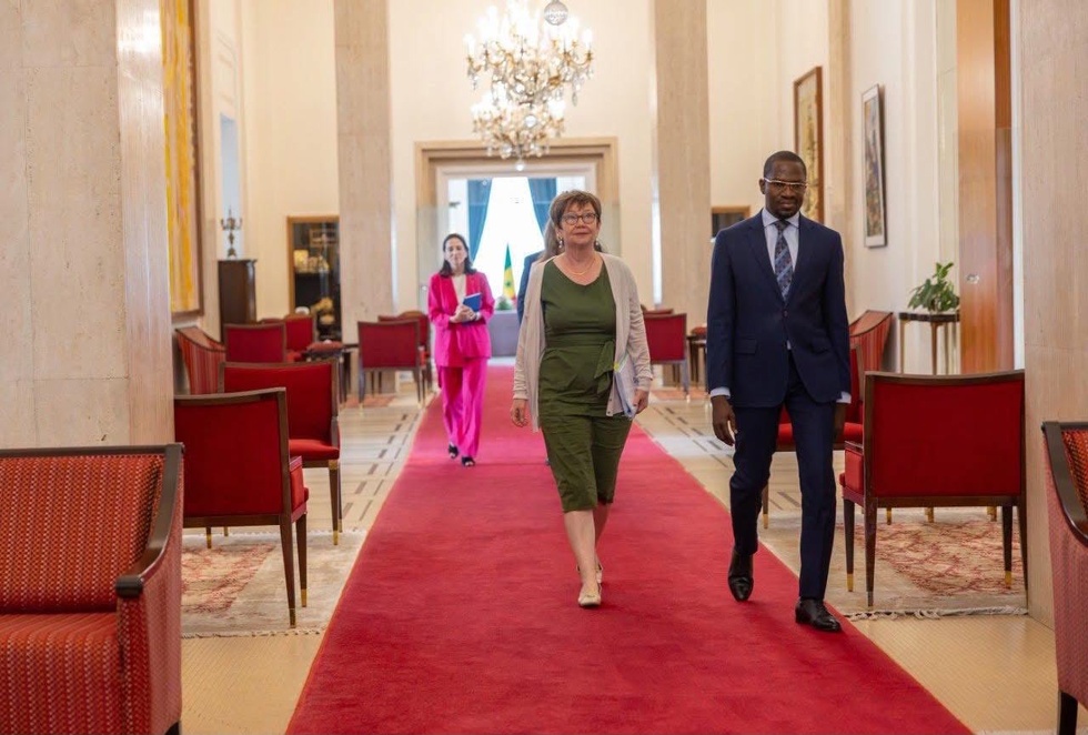 Palais de la République : Diomaye Faye échange avec la présidente de la BERD