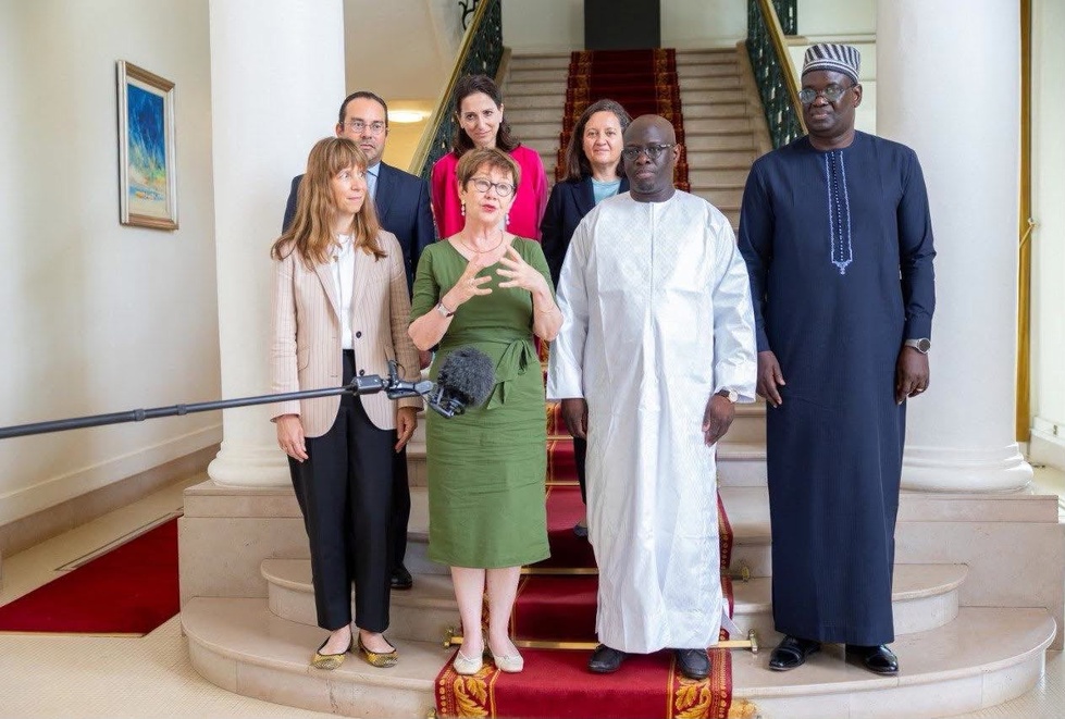 Palais de la République : Diomaye Faye échange avec la présidente de la BERD