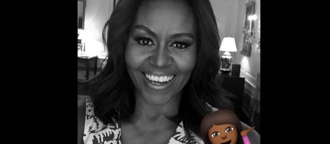 Michelle Obama, First Snap­chat Lady
