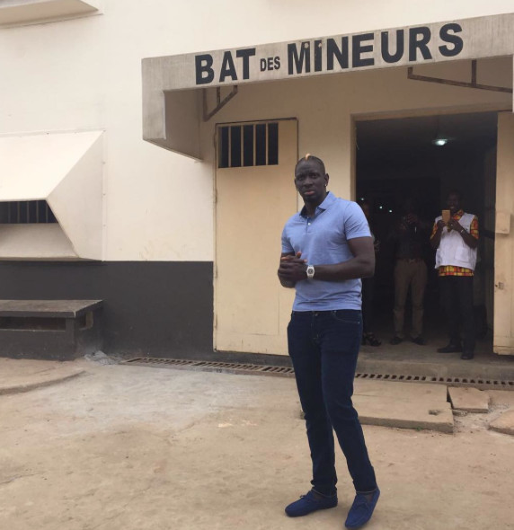 Photos : Mamadou Sakho à la prison d'Abidjan