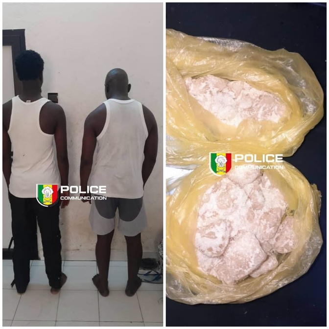 Mbacké : une panne de voiture mène à la saisie de 750 g de MDMA, deux suspects déférés au parquet