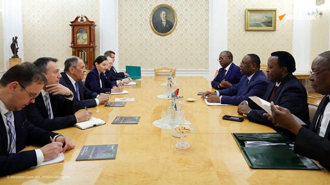 Macky Sall à Moscou : Sergueï Lavrov dévoile les attentes de la Russie pour le prochain patron de l’ONU
