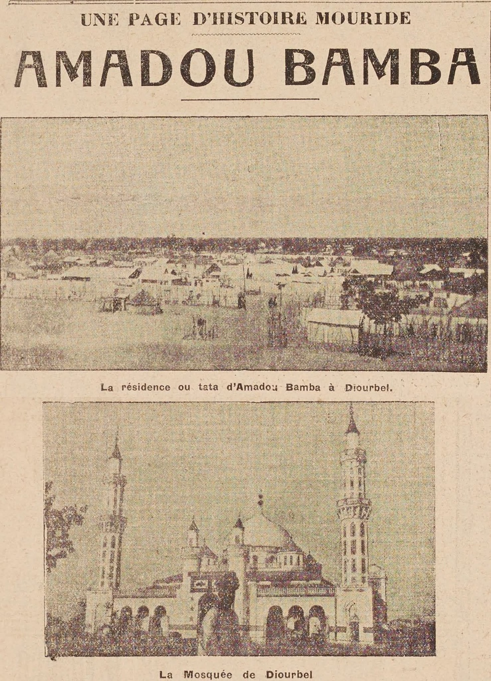 Il y a 99 ans, Cheikh Ahmadou Bamba quittait ce monde : retour sur les dernières heures du fondateur du mouridisme