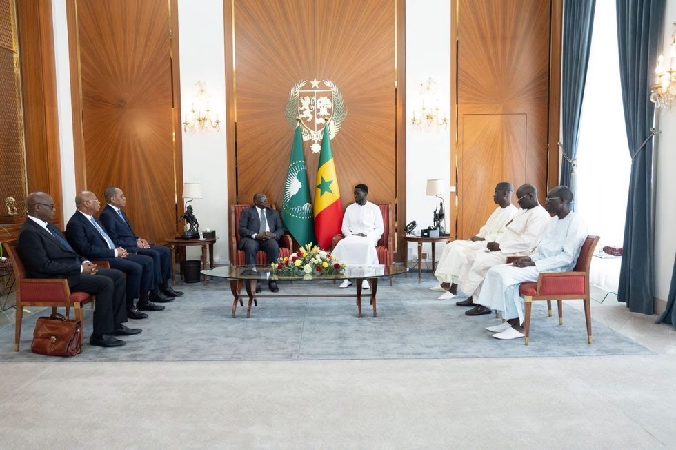 Bassirou Diomaye Faye reçoit le Vice-Président ivoirien, porteur d'un message d'Alassane Ouattara