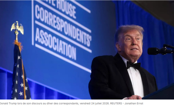 États-Unis: Donald Trump renoue avec ses attaques contre la presse au dîner des correspondants