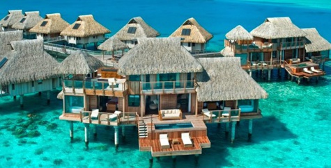 Les images de Samuel Eto’o en lune de miel à Bora Bora