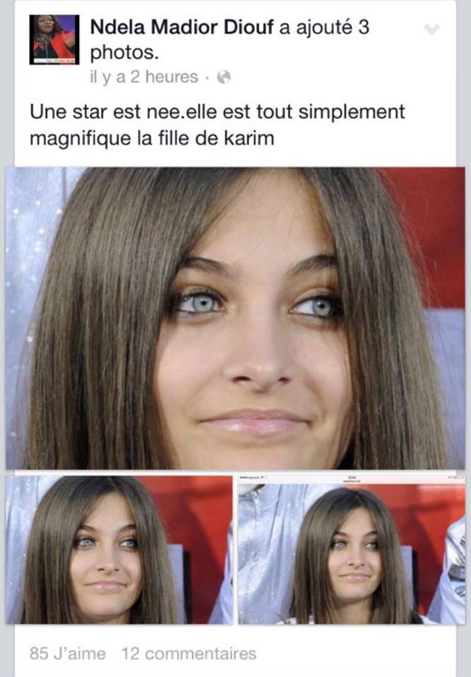 Fille de Karim Wade : La grosse bourde de Ndella Madior Diouf sur Facebook