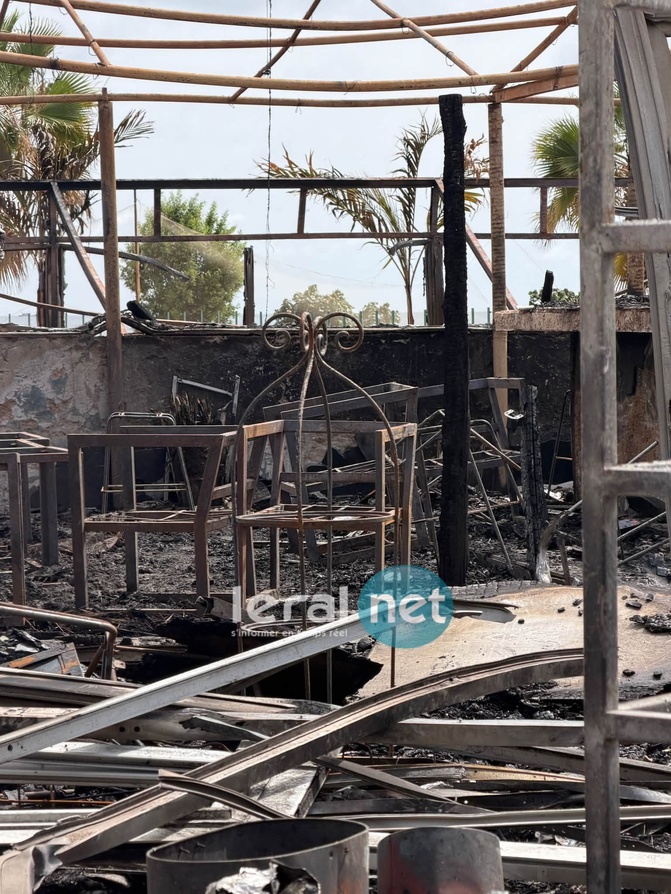 Aby’s Garden ravagé par les flammes : un décor de fête réduit en cendres sur la Corniche Ouest